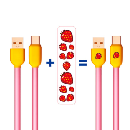 Strawberry Bar - Câble de charge stylisé