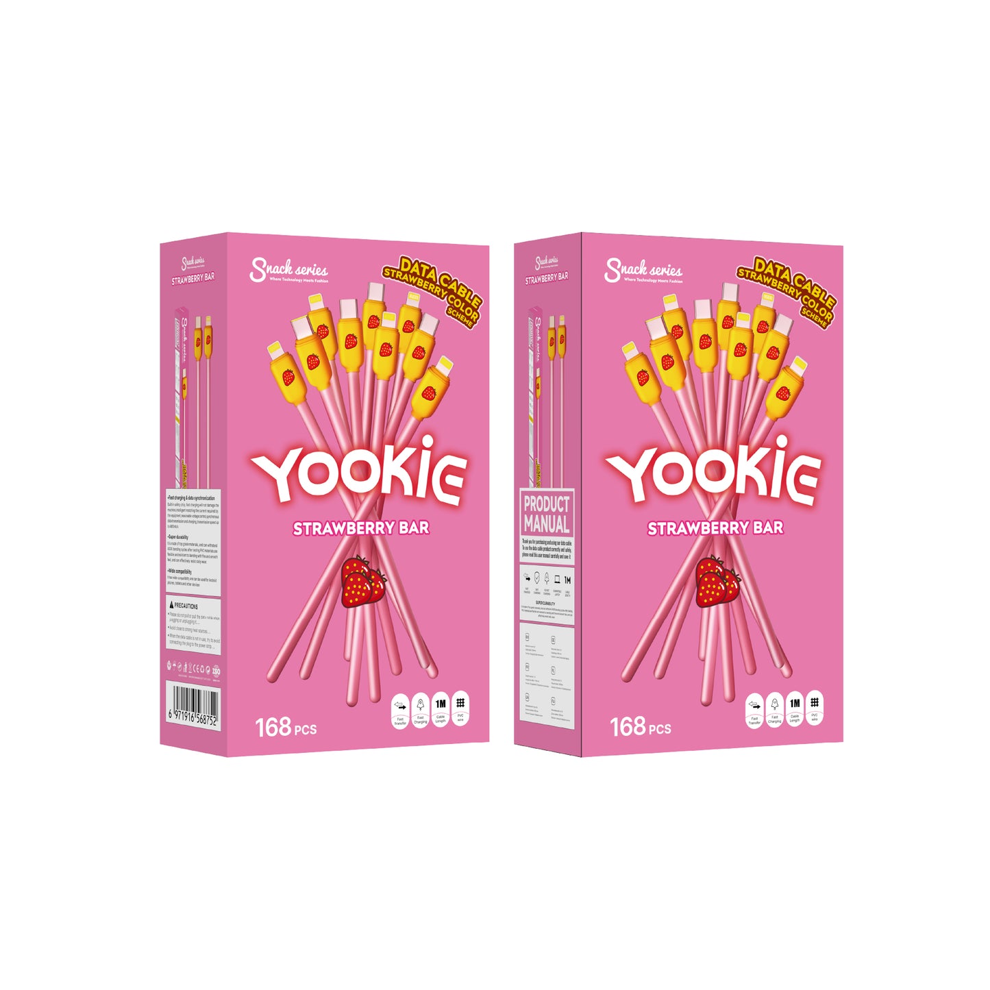 Strawberry Bar - Câble de charge stylisé