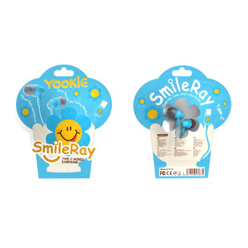 Smile Ray - Écouteurs Filaire Type-C