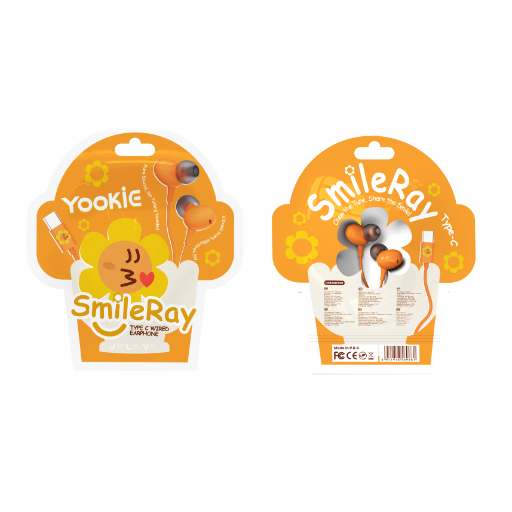 Smile Ray - Écouteurs Filaire Type-C