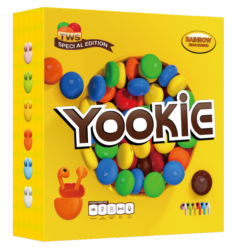 Rainbow Bean - Écouteurs Bluetooth design